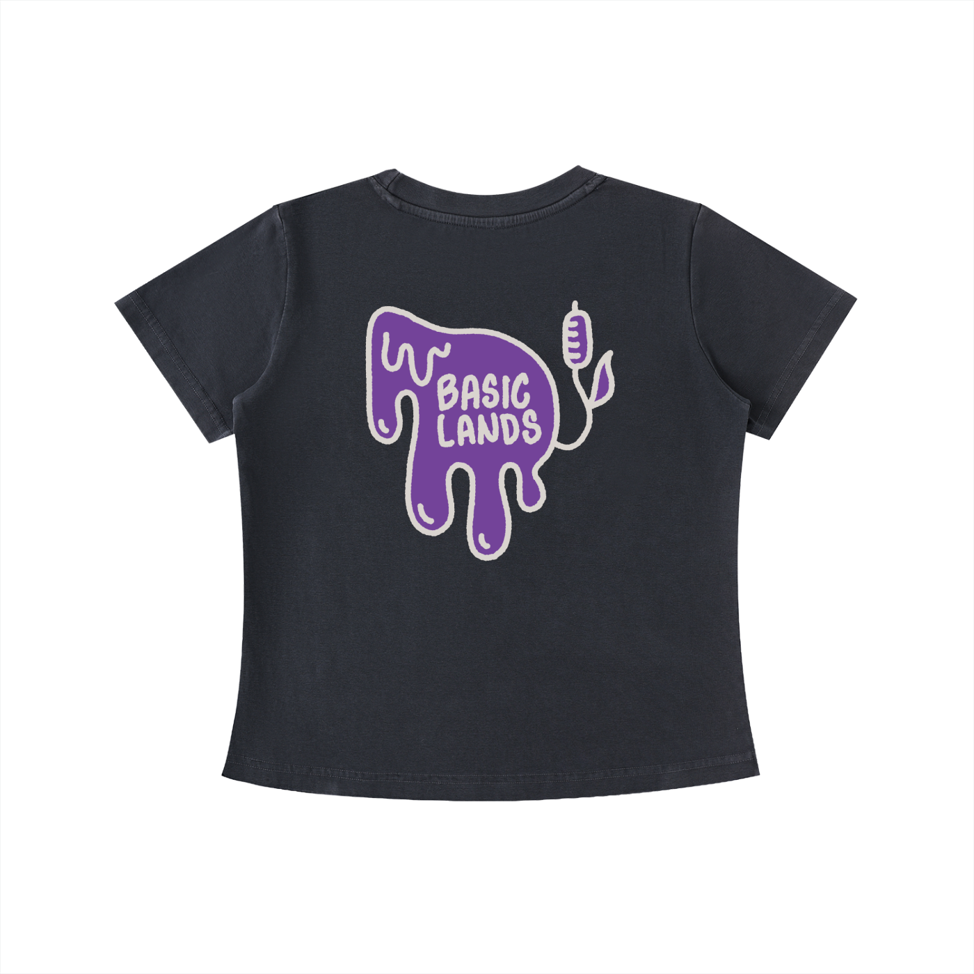 Swamp Glob - Black - Slim Crop