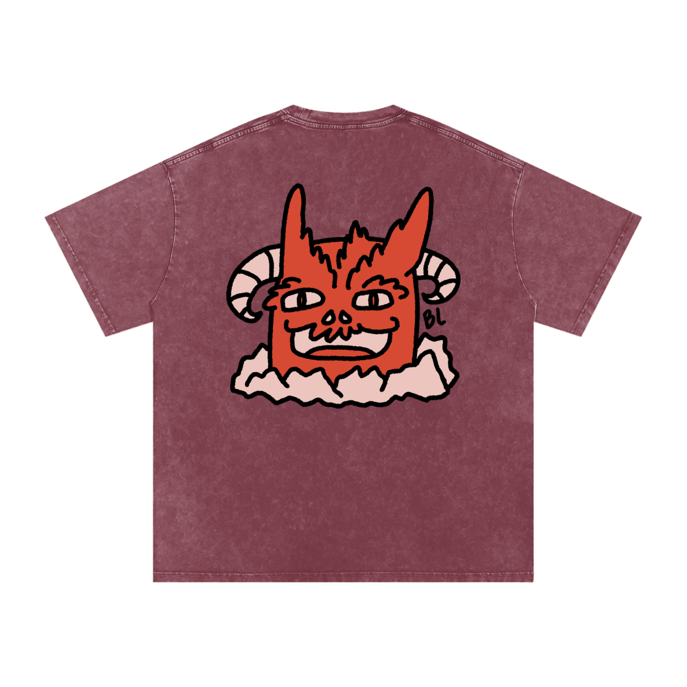 Dragon Dork Mono Red - Oversize Vintage